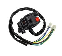 Commodo Demarreur Ensemble De Commutateur De Guidon De Moto Clignotant Gauche Multifonction Klaxon De Démarrage Starter Interrupteur De Démarrage Pour 7/8 "22mm
