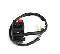 Commodo Demarreur Ensemble De Démarrage Électrique Avec Interrupteur De Guidon 5 Fonctions Klaxon De Commande À 9 Fils Clignotants Starter À Faisceau Hi/Lo Pour Gauche