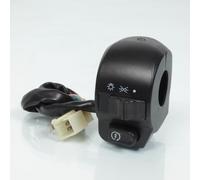Commodo Droit Noir Pour Scooter Chinois 50 6 Fils Bouton Démarreur Phare Neuf