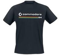 Commodore 64 Commodore Logo - T-Shirt Homme T-Shirt Manches Courtes Noir