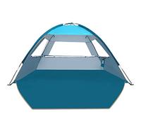 COMMODS Tente de plage pare-soleil pour 3-10 personnes, UPF 50+, légère et facile à installer