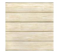 Commomy 10 Pièces Panneaux Muraux 3D Autocollant Aspect Bois, 30 x 30 cm, PVC Planches Murales Imitation Bois Mur Revêtement pour Salon, Chambre à coucher, Cheminée