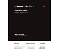 Common Core Bible: JPS - 3 - Plain - English - Transliterated - Hebrew