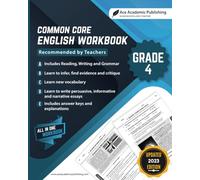 Common Core English Workbook: Grade 4 English