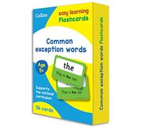 Common Exception Words Flashcards: Ideal for Home Learning