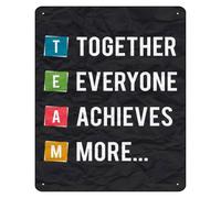 Common Goal Metal Sign Togetherness Theme Wall Hanging 8x12 Inch