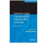 Common Legal Framework For Takeover Bids In Europe