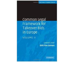 Common Legal Framework For Takeover Bids In Europe