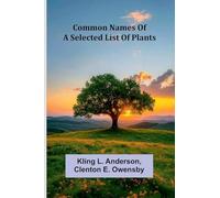 Common Names Of A Selected List Of Plants