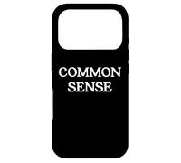 Common Sense Sign Feelings Facts Make Sense Common Again Coque pour iPhone 17 Pro