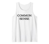 Common Sense Women Men Sorry If I Offended with Common Sense Débardeur