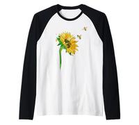Common Sunflower Inspirational Motivation Bee Manche Raglan