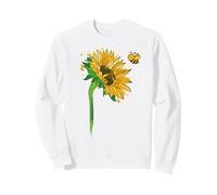 Common Sunflower Inspirational Motivation Bee Sweatshirt