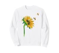 Common Sunflower Inspirational Motivation Bee Sweatshirt