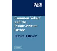Common Values And The Public-Private Divide