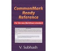 CommonMark Ready Reference by V. Subhash Paperback Book V. Subhash (Auteur)