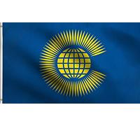 Commonwealth Des Nations Drapeau De Cour 90X150Cm Imprimé Drapeaux De Maison Résistant Bannière Amusante D'Extérieur Pour Fêtes Jardin Porte