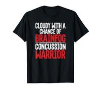 Commotion cérébrale nuageuse avec Chance Brainfog Guerrier des commotions cérébrales T-Shirt Graphique avec Valeur