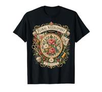Communauté des Passionnés de Broderie Florale T-Shirt Graphique avec Valeur