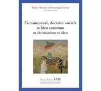 Communauté, doctrine sociale et bien commun en christianisme et islam