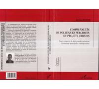 Communautés de politiques publiques et projets urbains - Jérôme Dubois - L'harmattan - broché - Livre