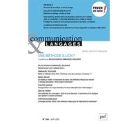 Communication et langages, 2020-2 (n° 204) Une méthode Illich ? - Collectif - Puf - broché - Revue
