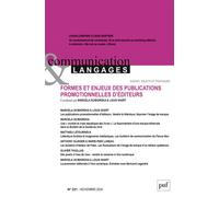 Communication et langages 2024, n.221 Vendre la littérature. Les publications commerciales d’éditeurs - Collectif - Puf - broché - Revue