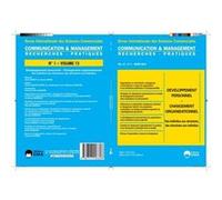Communication et management vol.13 n°1-2016 EDITIONS ESKA (Auteur)