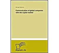 Communication Of Global Companies With The Capital Market