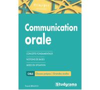 Communication orale Classes prépas / Grandes écoles - Franck Bellucci - Studyrama Eds - broché - Scolaire / Universitaire