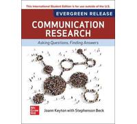 Communication Research: Asking Questions, Finding Answers: 2026 Release ISE
