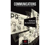 Communications, n°88. Cultures du numérique numéro 88 - Collectif - Seuil - broché - Revue