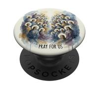 Communion des Saints, dévotion catholique, priez pour Nous PopSockets PopGrip Adhésif