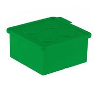 Communiqué de presse Bac à Glaçons Lot de 2, Green SQUARE | Plateaux de portion de congélateur avec couvercle, stockage couvert pour la préparation de repas en purée de