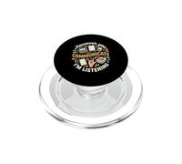 Communiquez Que j'écoute Inclusive Tech ASL PopSockets PopGrip pour MagSafe