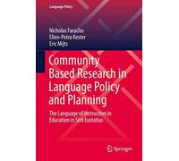 Community Based Research In Language Policy And Planning