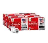 Community Coffee American Classic Lot de 12 dosettes de café torréfiées moyennement compatibles avec les brasseurs Keurig 2.0 K Cup