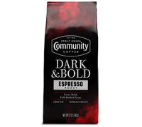 Community Coffee Dark & Bold Espresso Roast, café moulu à torréfaction extra foncée, sac de 340,2 g (lot de 1)