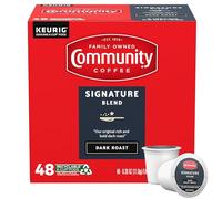 Community Coffee Signature Blend Dark Roast Keurig Lot de 48 capsules K-Cup pour portion unique