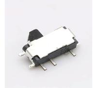 Commutateur 10/50/100 Pcs X On-On 2 Position 1P2T SPDT à Glissière Horizontale Miniature SMD 7 Broches Poignée Hauteur 1.5mm 12C01-07(Nero,100pcs)
