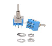 Commutateur 10 PCS/LOT MTS-203 ON-OFF-ON 6 broches 3 positions Mini interrupteur de verrouillage AC 125 V/6A 250 V/3A MTS203