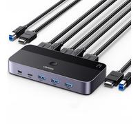 Commutateur 2 en 1 HDMI / USB-A / USB-B / USB-C / microUSB noir