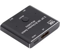 Commutateur 2 X 1 Bi-Directionnel 2 Modes Dp Displayport 2.0 Compatible Hdcp Sst Extended 16K @ 60Hz 4K @ 240Hz Convertisseur[Z1086]