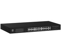 Commutateur 28x le Tag GEP-2841 2xGSFP 370W 24xPo - Commutateur - Fil en Cuivre