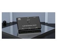 Commutateur 3 Ports DP 1.4 boîtier de Commutation bidirectionnel 1X3 ou 3x1 32.4Gbps 8K @ 60Hz 4K 144Hz HDR for Moniteur PC Port d'affichage