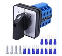 Commutateur 32 A 690 V 4 positions 12 ports - Interrupteur à came rotative (5 positions, 8 terminaux, 20 A)