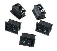 Commutateur 5 pièces 21x15MM bouton poussoir Mini interrupteur 2Pin-in marche/arrêt ensemble de commutateurs à bascule
