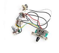 Commutateur 5 voies 500 K Pochettes Faisceau de câblage Pickup pour guitares