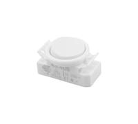 Commutateur à bascule BJB 43.409 1 pièce Commutateur à bascule ronde ON/OFF Installation de lampe en PVC Commutateur encastré pour lampes, pièce de rechange, pièce de rechange petite, blanc