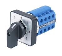 Commutateur à came à bouton rotatif à 8 positions, commutateur de commutation de Conversion de puissance, Terminal à 4 sections à 16 broches, 440V 20A(8 Gears 48X48Panel)
